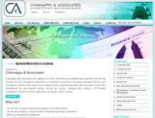Tablet Screenshot of chinnappaassociates.com